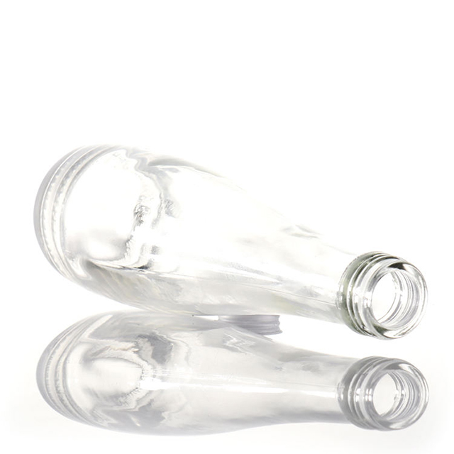 10oz Transparent Glass Mineral Water Bottle