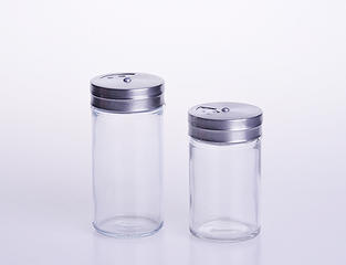 Round Kitchen Glass Spice Bottle