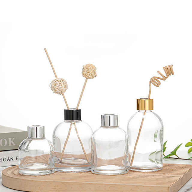 100ml 150ml 200ml 220ml Clear Cylindrical Glass Aromatherapy Oil Bottle