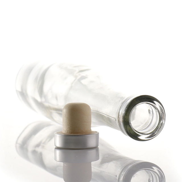 10oz Transparent Glass Mineral Water Bottle