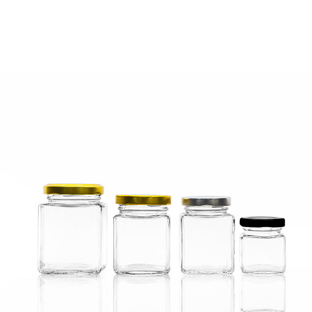 50ml 80ml 100ml 200ml 280ml 380ml 500ml Square Glass Pickle Jar