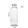 350ml Square Empty Sealed Milk  Juice Beverage Bottle with Aluminum Cap