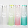 400ml Colorful Glass Water Bottle for Drinking