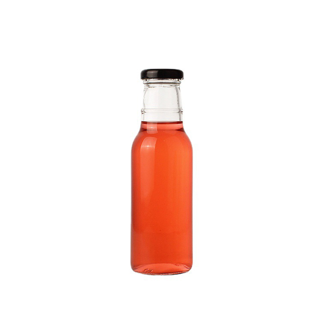 250ml 350ml 500ml Glass Juice Soda Drink Bottle with Tinplate Lid