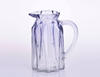 Crystal  Flower Vase  with glass handle 