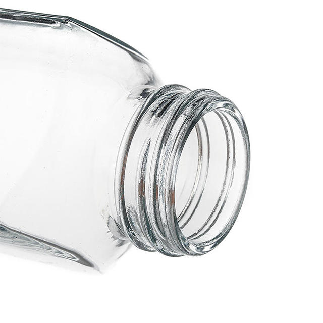 350ml Square Empty Sealed Milk  Juice Beverage Bottle with Aluminum Cap