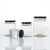 50ml 80ml 100ml 200ml 280ml 380ml 500ml Square Sealed Glass Food Storage Jar with Lid