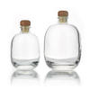 Transparent Flint Whisky Vodka Tequila Glass Liquor Bottle With Sealed Lid