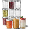 100ml 200ml 250ml 300ml 350ml 500ml 650ml Diamond Mason Jar with Aluminum Lid