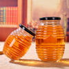 250ml 500ml 1000ml Threaded Honey Jar with Tinplate Lid