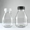 Round Glass Milk Bottles With Plastic Tamper Proof Cap