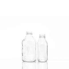 1L Glass Milk Bottle with Lid