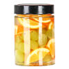 280ml 550ml 750ml 1000ml Transparent Sealed High Lid Glass Pickle Jar
