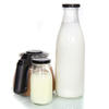 200Ml 250Ml 350Ml 500Ml 1000Ml Transparent Glass Milk Bottle With Metal Lid