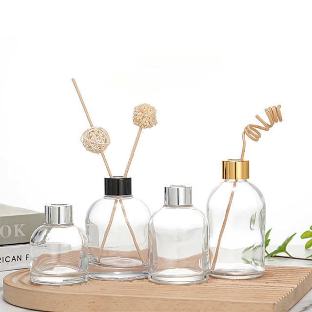 100ml 150ml 200ml 220ml Clear Cylindrical Glass Aromatherapy Oil Bottle