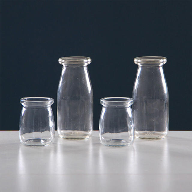 150ml 200ml Clear Thickened Eco Bottle Pudding Jar