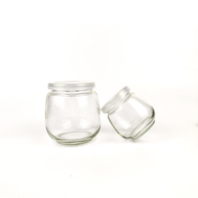 100ml 200ml 300ml Wide Mouthed Round Glass Pudding Jar