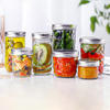 300ml 500ml 650ml Sealed Glass Food Storage Jar with Lid