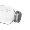 350ml Square Empty Sealed Milk  Juice Beverage Bottle with Aluminum Cap