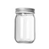 150ml 250ml 380ml 500ml 750ml Thick Round Clear Glass Storage Tank with Aluminum Lid
