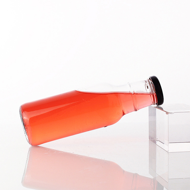 250ml 350ml 500ml Glass Juice Soda Drink Bottle with Tinplate Lid