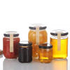 195ml 240ml 350ml 450ml 500ml 550ml 750ml Sealed Glass Pickles Honey Jar with Aluminum Lid