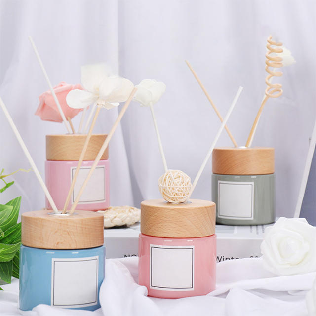 100ml 120ml Cylindrical Stained Glass Aromatherapy Cane Bottle
