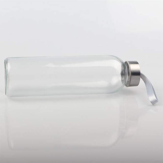 500ml Customized Glass Water Drinking Bottle with Lids