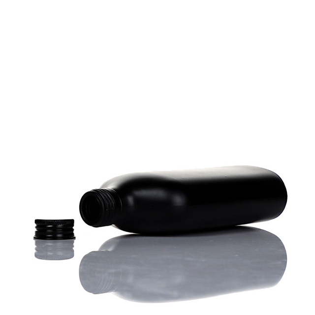 50ml 100ml 200ml 250ml 350ml 500ml Square Flat Glass Juice Bottles with Screw Lid