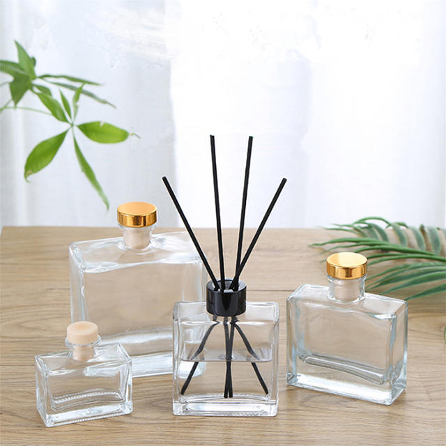 50ml 120ml 200ml 350ml Bayonet Flat Glass Aromatherapy Bottle