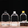 300ml Transparent Glass Soft Fruit Drinks Bottle with Screw Lid