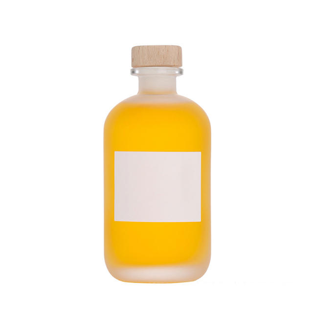 100ml 200ml 250ml Clear Frosted Fruit Wine Beverage Bottle with Cork