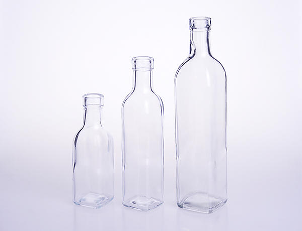 Square Clear Glass Cooking Oil Dispenser