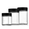 180ml Tall Clear Glass Storage Tube with Safety Cover