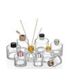 50ml 100ml 120ml 150ml 200ml Transparent Round Cane Volatile Glass Diffuser