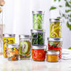 300ml 500ml 650ml Sealed Glass Food Storage Jar with Lid
