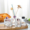50ml 100ml 150ml 200ml Clear Square Glass Aromatherapy Bottle with Lid