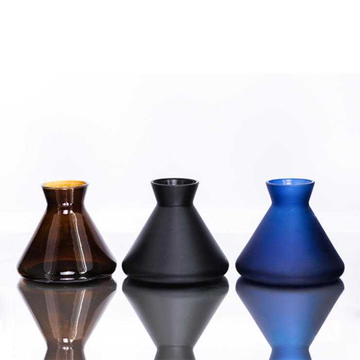 200ml Red Black Clear Conical Glass Aromatherapy Bottle