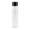 Transparent Glass Voss Bottle With Screw Cap