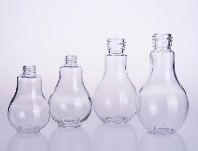 Bulb Shape Glass Bottle