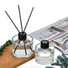 50ml 100ml 120ml 150ml 200ml Transparent Round Cane Volatile Glass Diffuser