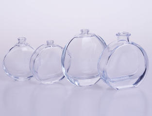 Oval Flat Bottle Perfume Glass Bottle  50ml 80ml 100ml