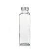 350ml Square Empty Sealed Milk  Juice Beverage Bottle with Aluminum Cap
