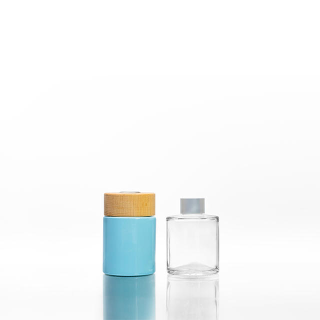 100ml 120ml Cylindrical Stained Glass Aromatherapy Cane Bottle