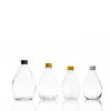 350ml 500ML Clear Frosted Glass Juice Bottle with Aluminum Lid