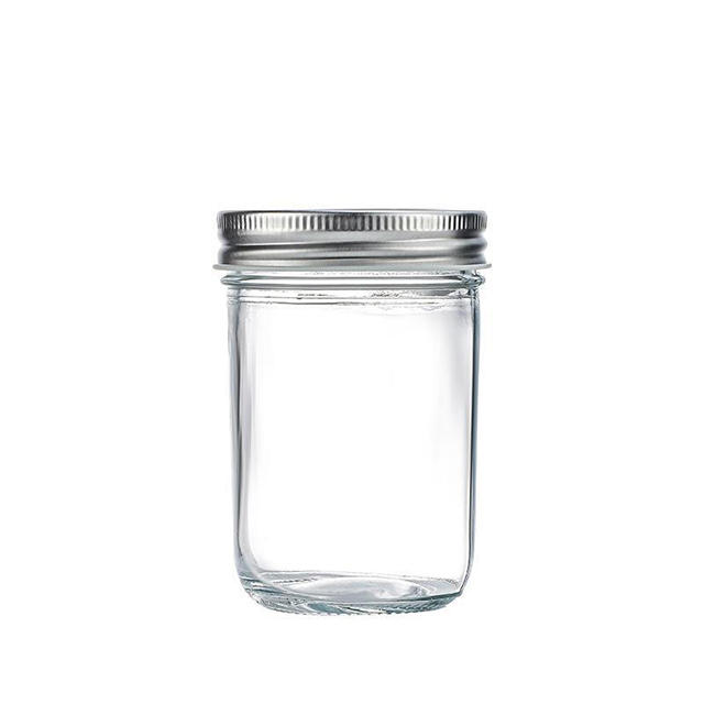 150ml 200ml 280ml 350ml 500ml 650ml Clear High White Glass Mason Jar with Lid