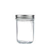 150ml 200ml 280ml 350ml 500ml 650ml Clear High White Glass Mason Jar with Lid