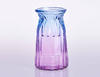 Crystal  Flower Vase  with glass handle in gradient ramp