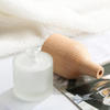 30ml 50ml Conical Small Mouth Glass Aromatherapy Bottle with Wooden Lid