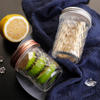 250ml 300ml 350ml 500ml 650ml Diamond Glass Mason Jar with Aluminium Lid